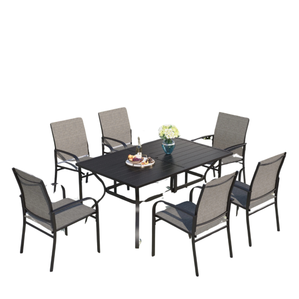 MF Studio 7-Piece Outdoor Patio Dining Set Sale