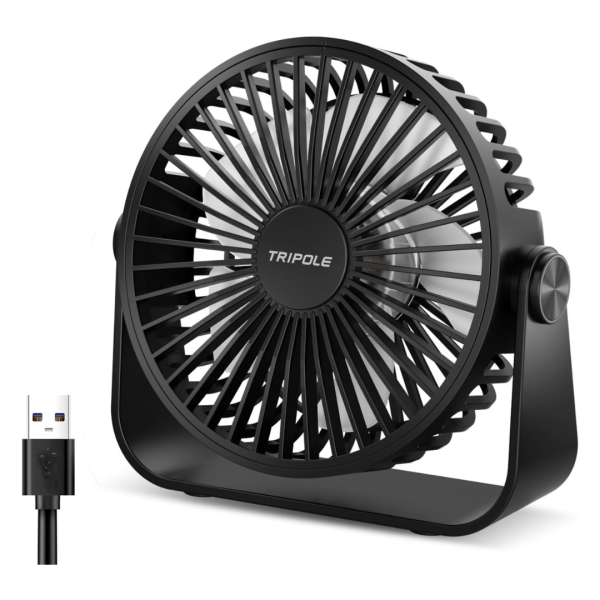 Adjustable 3-Speeds 4.5  Portable USB Desk Fan Cheap