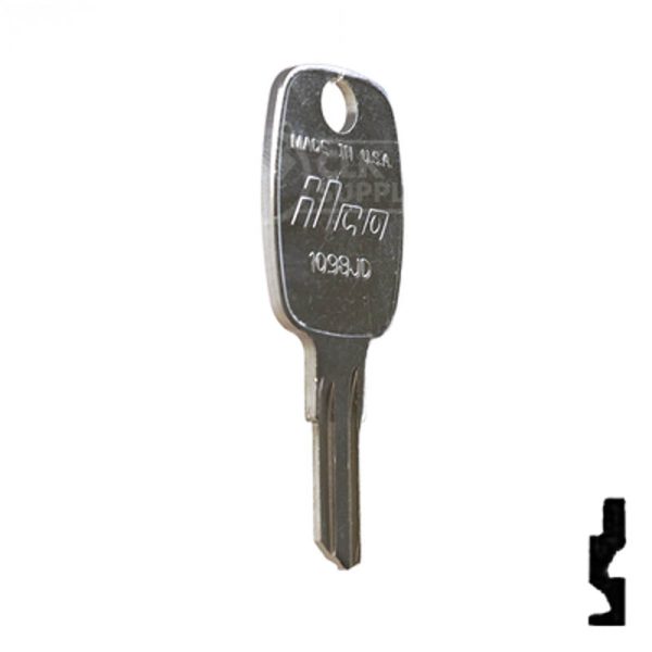 Uncut Key Blank | John Deere | 1098JD Supply - Image 4