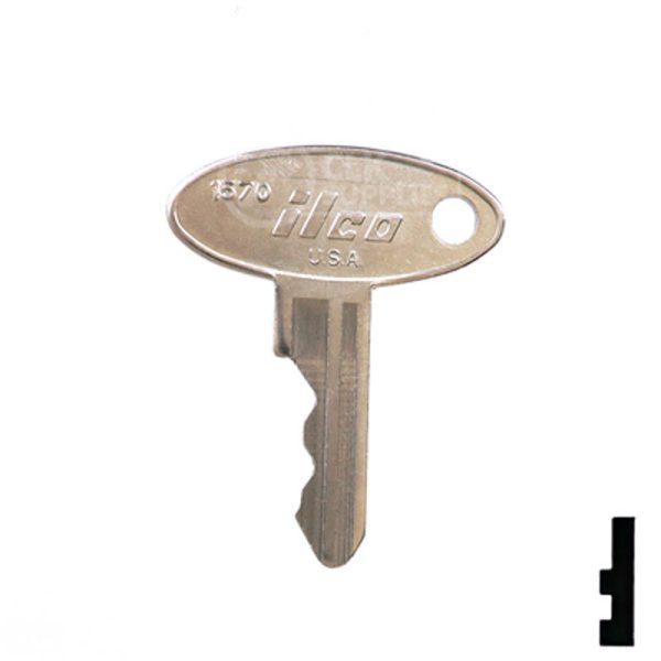 Uncut Key Blank | Ford Tractor | 1570 Fashion - Image 2
