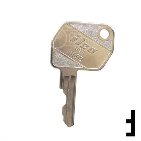 Uncut Key Blank | Ford Tractor | 1592 Hot on Sale - Image 2