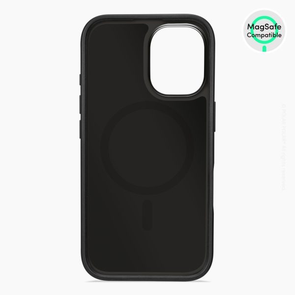Clouds in Spring - iPhone 16 Frosted Black Bumper MagSafe Case For Discount - Image 2