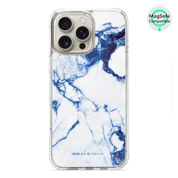 Indigo Vase - iPhone 16 Pro Max Clear Bumper MagSafe Case Online now