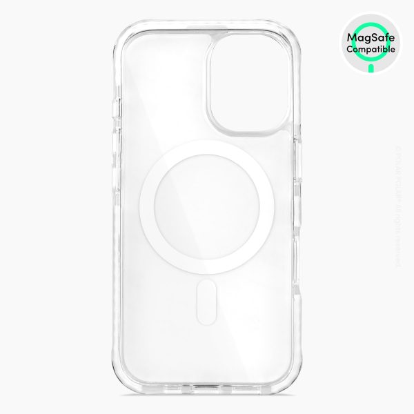 Misty Rose Coral - iPhone 16 Clear Bumper MagSafe Case Online now - Image 2